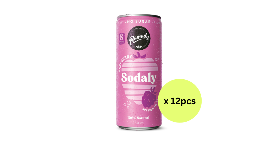 積分兌換｜Remedy Sodaly 無糖益生元梳打水一盒12支（總值$285.6）